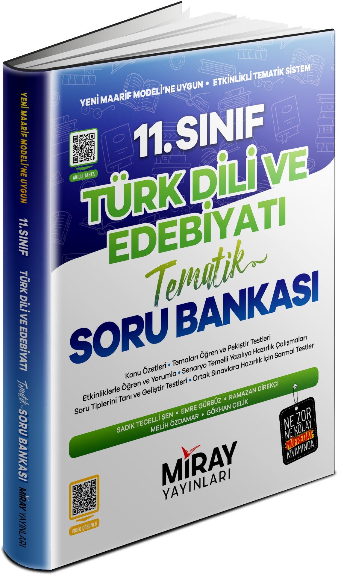 Miray 2027 11. Sınıf Türk Dili Ve Edebiyatı Konu Özetli Tematik Soru Bankası Maarif Model kitap kapağı