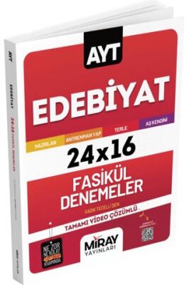 AYT Edebiyat 24x16 Fasikül Denemeler - Kolektif kitap kapağı