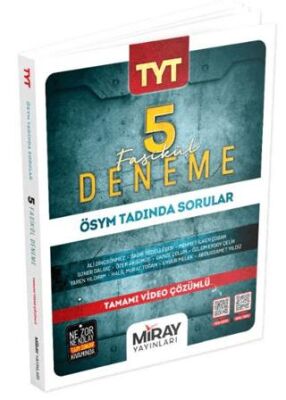 TYT Tüm Dersler Fasikül 5 Deneme Çözümlü Miray Yayınları - Ali Dinçsönmez kitap kapağı