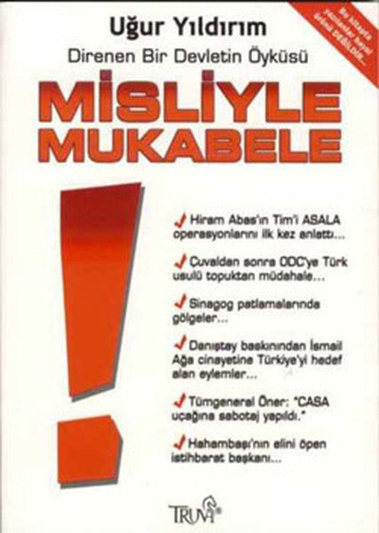 Misliyle Mukabele - Uğur Yıldırım kitap kapağı