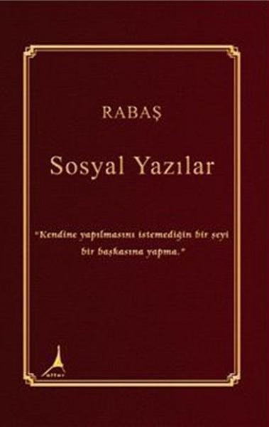 Sosyal Yazılar | Alter Yayınları (İnce Kapak) - Resim 1