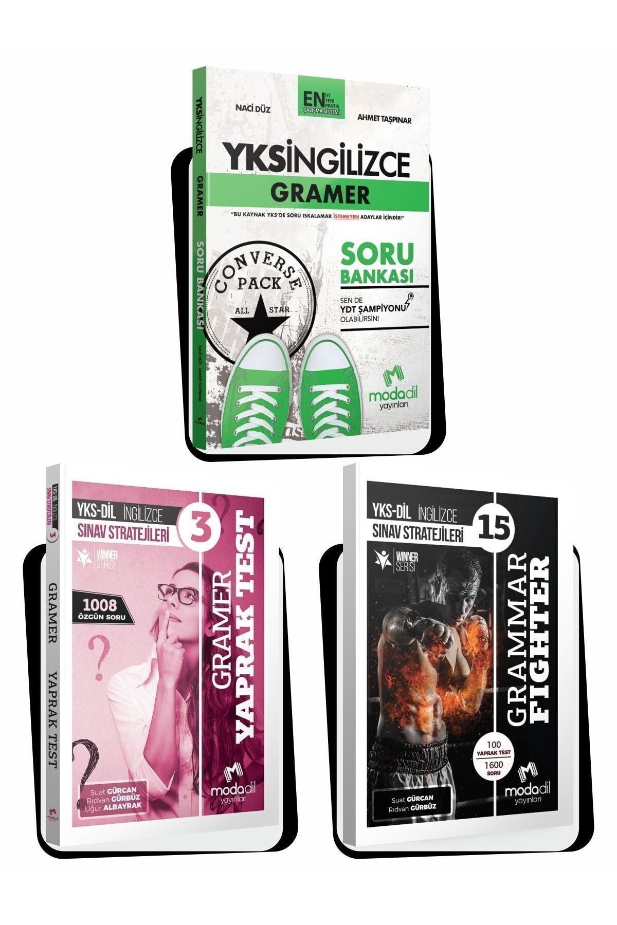 Modadil Yksdil (Ydt) Gramer Soru Cenneti - 3'Lü Set kitap kapağı