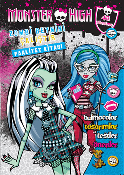 Monster High Zombi Beynini Çalıştır Faaliyet Kitabı - Kolektif kitap kapağı
