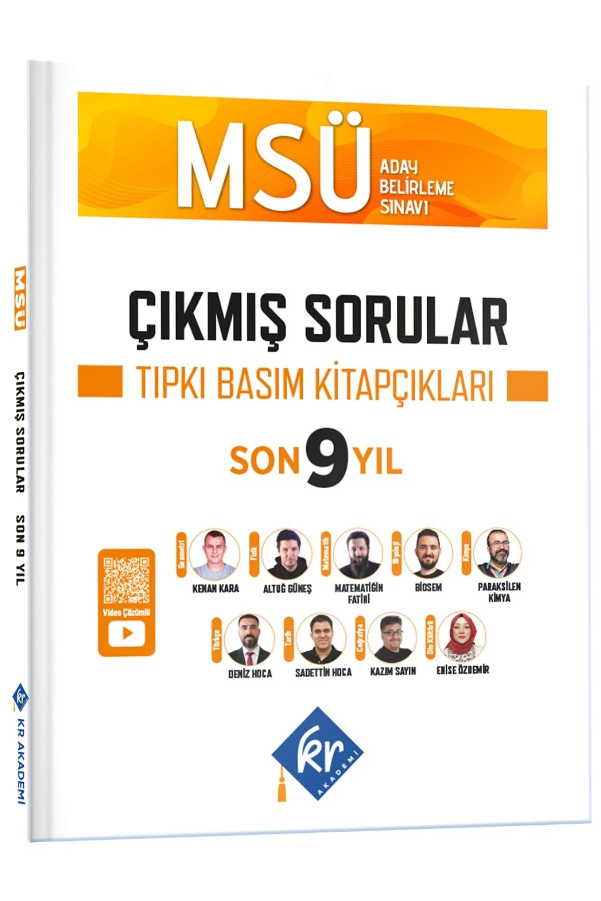 MSÜ Çıkmış Sorular Son 9 Yıl Tıpkı Basım Kitapçıkları - Kolektif kitap kapağı