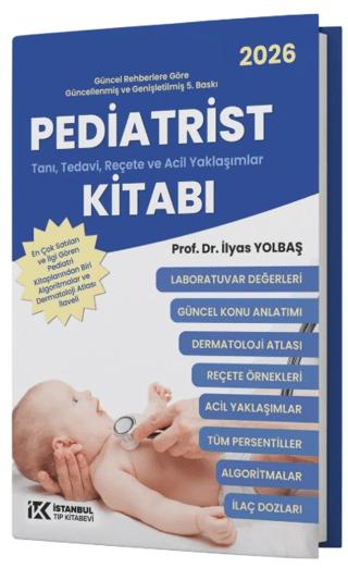 Pediatrist Tanı Tedavi Reçete ve Acil Yaklaşımlar Kitabı | İstanbul Tıp Kitabevi (Ciltsiz) - Resim 1