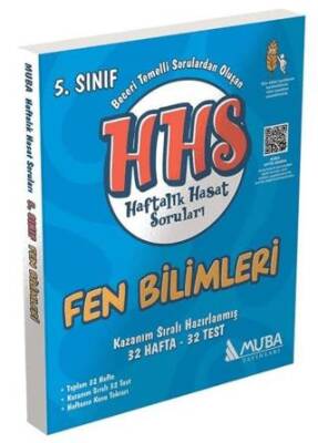 5.Sınıf Fen Bilimleri Haftalık Hasat Soruları HHS - Kolektif kitap kapağı