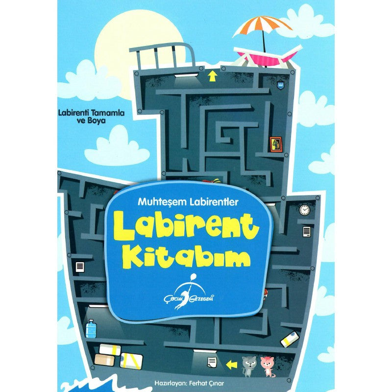 Muhteşem Labirentler-Labirent Kitabım kitap kapağı