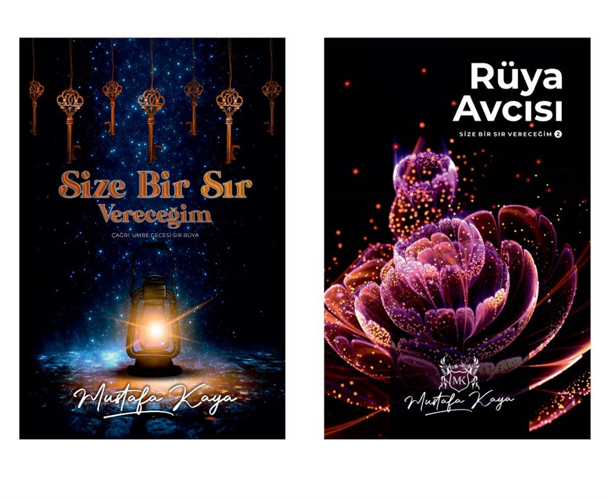 Mustafa Kaya - Size Bir Sır Vereceğim - Umre Gecesi Sır Rüya & Size Bir Sır Vereceğim 2 - Rüya Avcısı 2 Kitap Seti | Fenomen Kitaplar