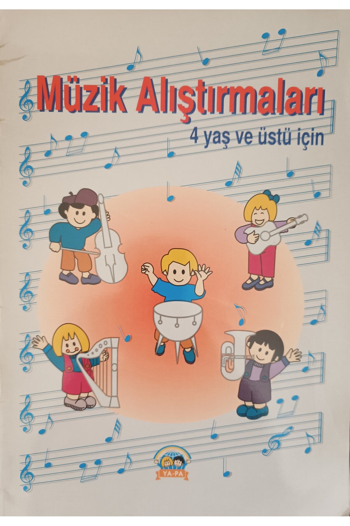 Müzik Alıştırmaları 4 Yaş Ve Üstü İçin kitap kapağı