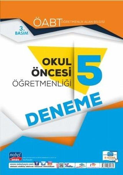 ÖABT Okul Öncesi Öğretmenliği - Öğretmenlik Alan Bilgisi - 5 Deneme | Nobel Sınav (İnce Kapak) - Resim 1