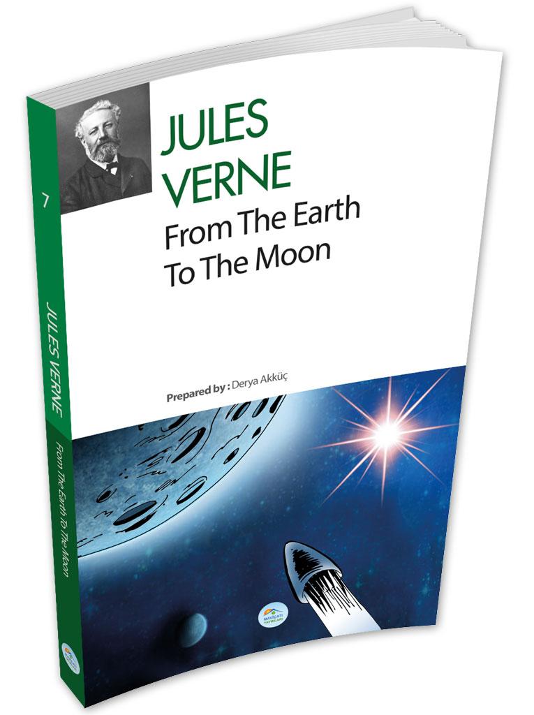 From The Earth To The Moon - Jules Verne - (İngilizce) Maviçatı Yayınları