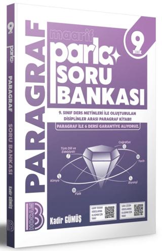 9. Sınıf Parla Maarif Paragraf Soru Bankası | Benim Hocam Yayınları (Ciltsiz) - Resim 1