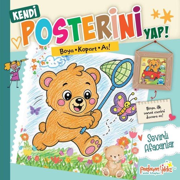 Kendi Posterini Yap! Sevimli Afacanlar - Boya Kopart As! | Parlayan Yıldız (İnce Kapak) - Resim 1
