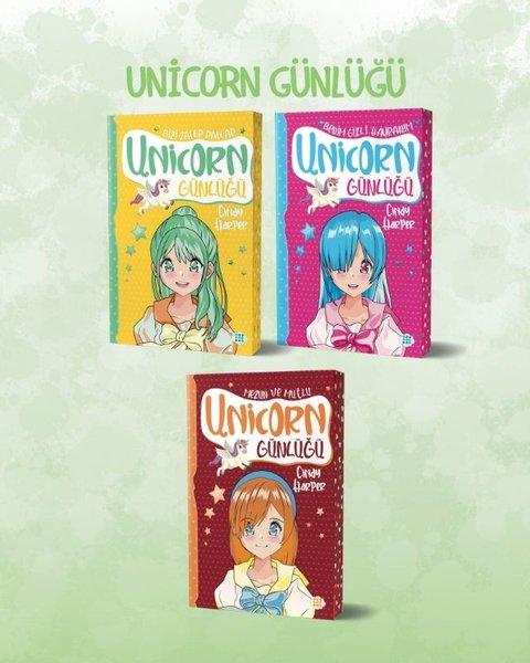 Unicorn Günlüğü Seti - Yeşil Günlük - Kutulu | Dokuz Yayınları (İnce Kapak) - Resim 2