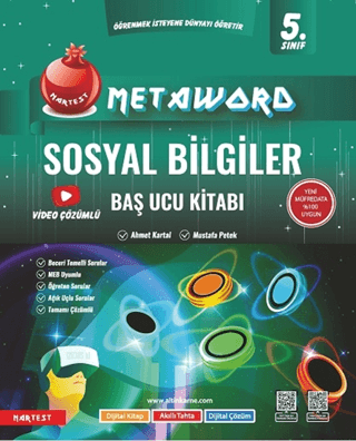 5. Sınıf Metaword Sosyal Bilgiler - Mustafa Petek kitap kapağı