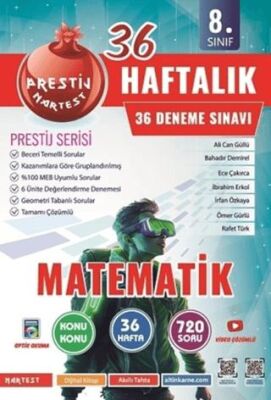 8. Sınıf Haftalık Matematik Denemeleri - Kolektif kitap kapağı