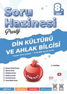 8. Sınıf Prestij Din Kültürü ve Ahlak Bilgisi Soru Hazinesi - Fatih Özbek kitap kapağı