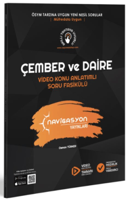 Çember ve Daire Video Konu Anlatımlı Soru Fasikülü - Osman Türker kitap kapağı