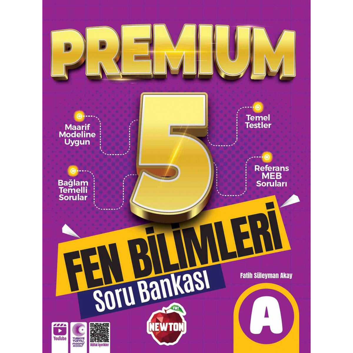 Newton 5. Sınıf Premium A Fen Bilimleri Soru Bankası Yeni kitap kapağı
