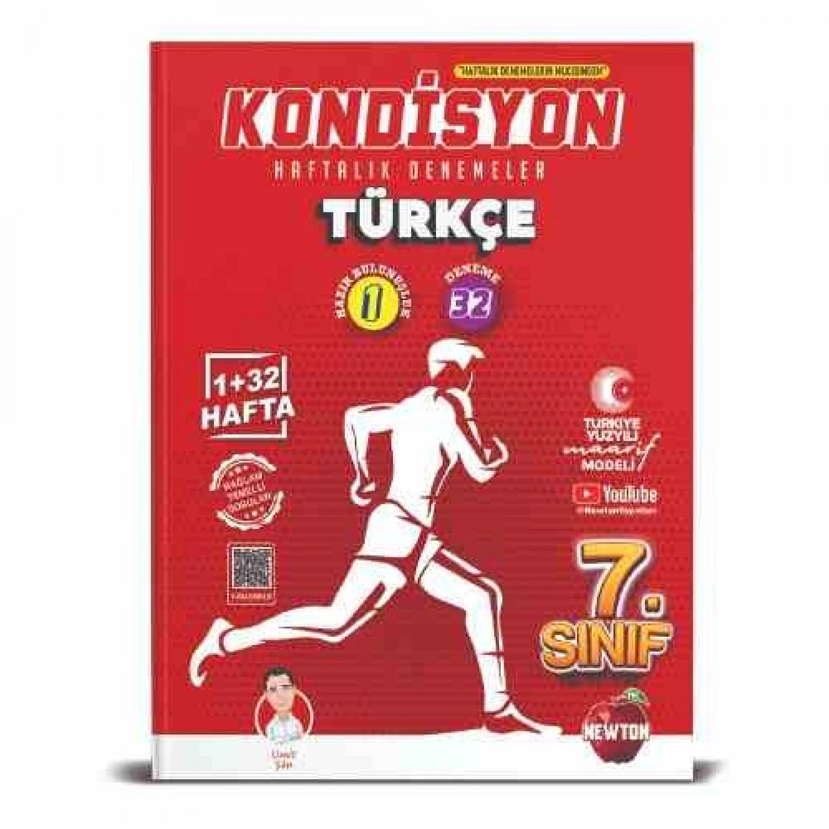 Newton 7.Sınıf Kondisyon Türkçe Haftalık Kazanım Denemeleri Maarif Model kitap kapağı