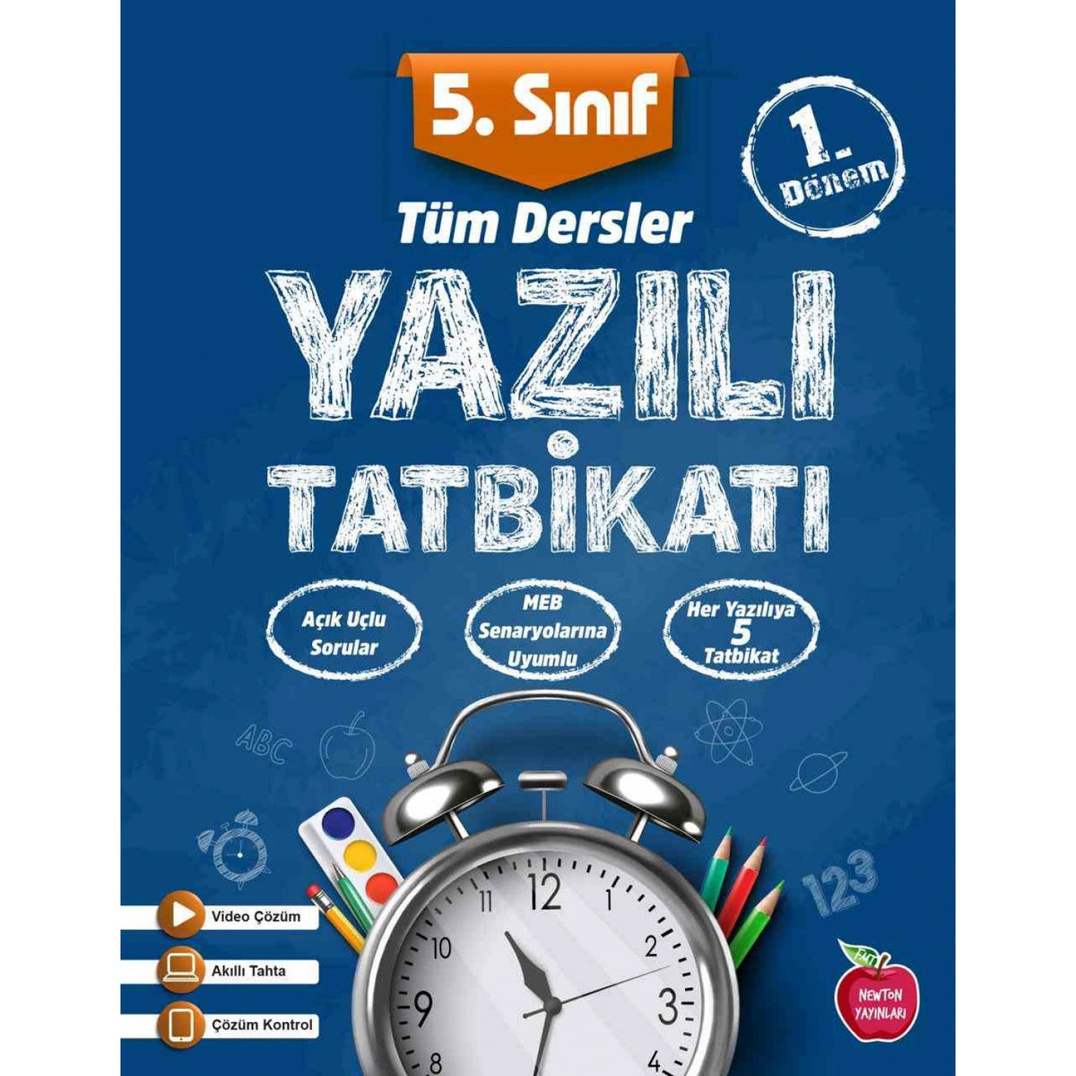Newton Yayınları 5.Sınıf Yazılı Tatbikatı 1.Dönem Tüm Dersler Yeni kitap kapağı