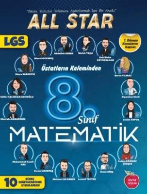 8. Sınıf Matematik 1.Dönem 10 Süreç Değerlendirme Denemesi Üstatların Kaleminden - Kolektif kitap kapağı