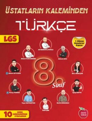 8. Sınıf Türkçe 1.Dönem 10 Süreç Değerlendirme Denemesi Üstatların Kaleminden - Kolektif kitap kapağı