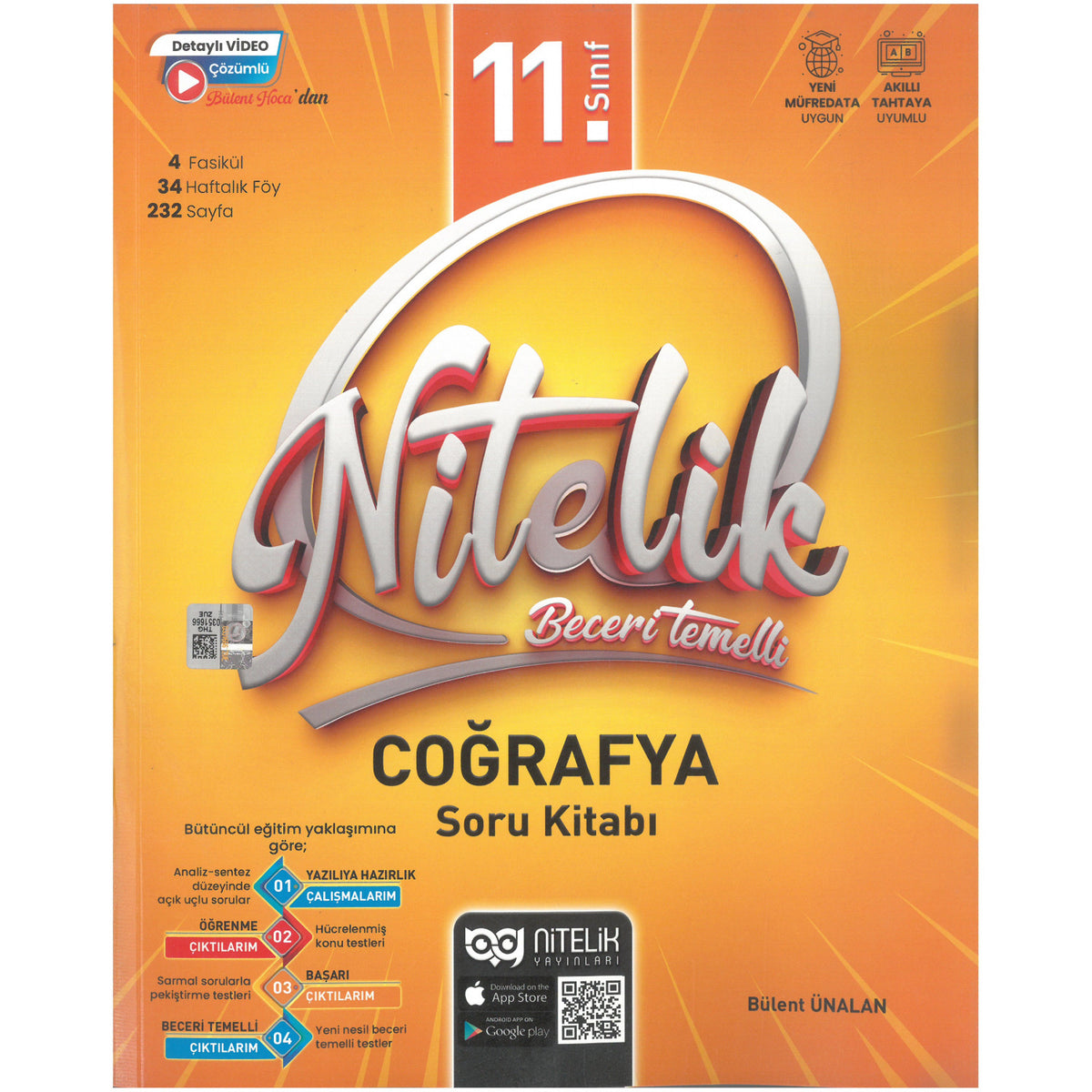 Nİtelik 11.Sınıf Coğrafya Soru Kitabı Beceri Temelli Maarif Model kitap kapağı