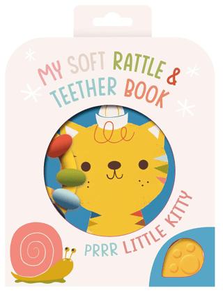 My Soft Rattle and Teether: Purr! Cat | Yoyo Books (Ciltli) - Resim 1