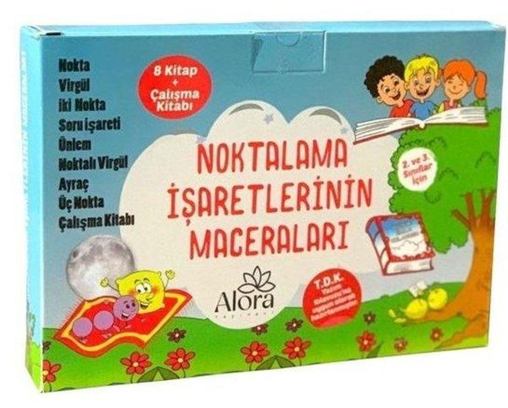 Noktalama İşaretlerinin Maceraları – Kutulu 9 Kitap | Alora Yayınevi