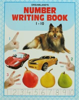 Number Writing Book 1-10 - Kolektif kitap kapağı