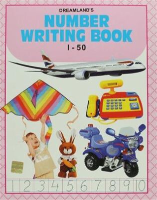 Number Writing Book 1-50 - Kolektif kitap kapağı