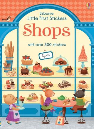 Wheatley, A: Little First Stickers Shops (Little Sticker Books) | Usborne (Ciltsiz) - Resim 1