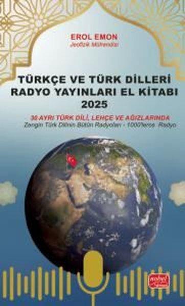 Türkçe ve Türk Dilleri Radyo Yayınları El Kitabı 2025 | Nobel Bilimsel Eserler (İnce Kapak) - Resim 1