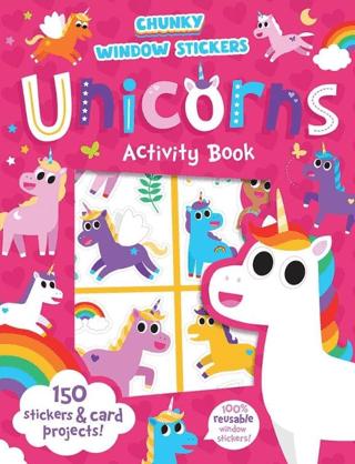 Chunky Window Stickers - Unicorn Activty Book | IMAGINE THAT (Ciltli) - Resim 1