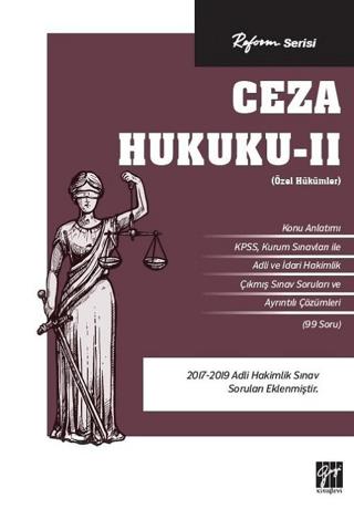 Reform Serisi Ceza Hukuku - 2 (Özel Hükümler) | Gazi Kitabevi (Ciltsiz) - Resim 1