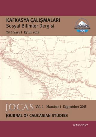 Kafkasya Çalışmaları Sosyal Bilimler Dergisi Yıl:1 Sayı:1 Eylül 2015 | Kafkasya Dergisi (Ciltsiz) - Resim 1