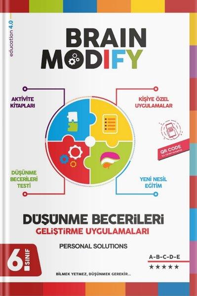 6. Sınıf Düşünme Becerileri Geliştirme Uygulamaları Kitabı 5 Kitapçık | Brain Modify (İnce Kapak) - Resim 1