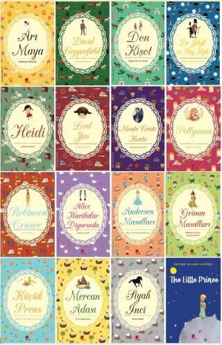 Çocuk Klasikleri 16 Kitap Set (8 Yaş Ve Üzeri) | Peta Kitap (Ciltsiz) - Resim 1
