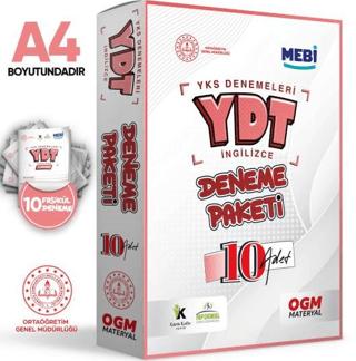 2025 ÖSYM YKS-YDT İngilizce MEBİ OGM Deneme Paketi Güncel 10lu Fasikül (Online Seri Deneme Paketi)