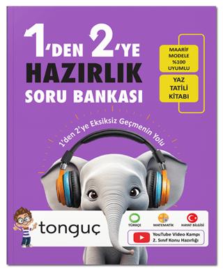 1'den 2'ye Hazırlık Soru Bankası | Tonguç Akademi (Ciltsiz) - Resim 1