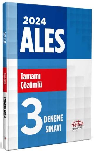 2024 ALES Tamamı Çözümlü 3 Deneme Sınavı