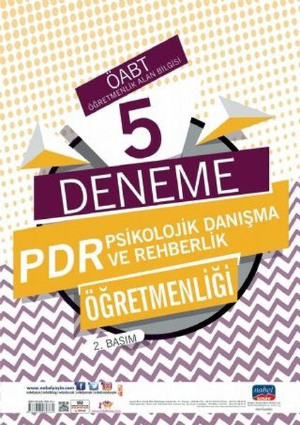ÖABT Psikolojik Danışma ve Rehberlik Öğretmenliği-5 Deneme - Kolektif kitap kapağı