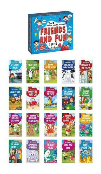 2 ve 3. Sınıf İngilizce Hikayeler Seti - Friends and Fun Series - 20 Kitap Takım | Bıcırık Yayınları (İnce Kapak) - Resim 1