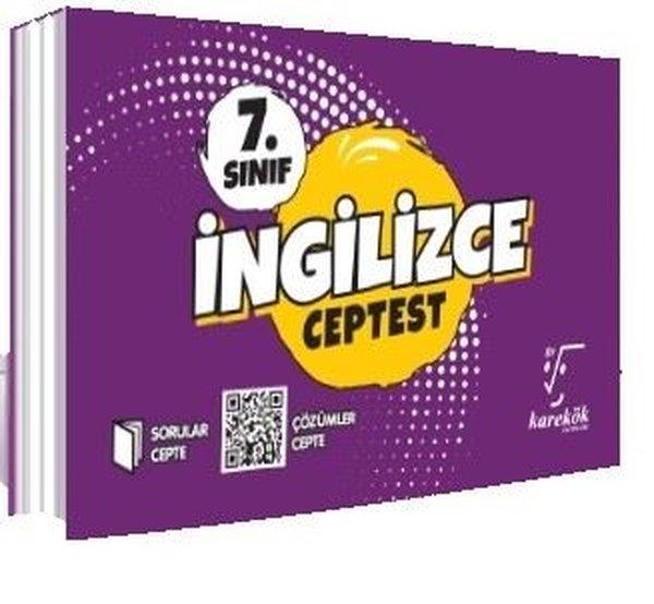 7.Sınıf İngilizce Cep Test | Karekök Eğitim Yayın (İnce Kapak) - Resim 1