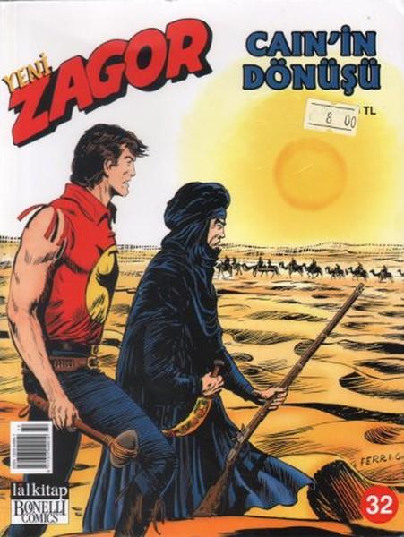 Yeni Zagor Sayı: 32 - Cain'in Dönüşü | Lal - Çizgi Roman Dizisi (İnce Kapak) - Resim 1