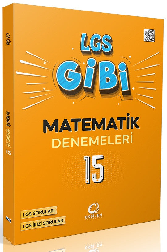 Oksijen 8. Sınıf Matematik Lgs Gibi 15 Li Branş Denemeleri kitap kapağı