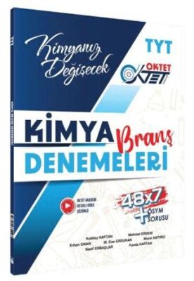 TYT Kimya 48 x 7 Branş Denemeleri Oktet Yayınları - Kubilay Kaptan kitap kapağı