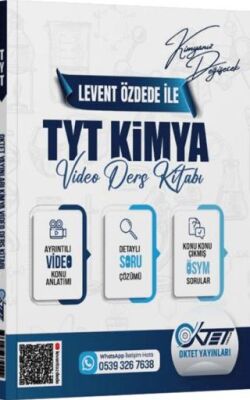 TYT Kimya Video Ders Kitabı Oktet Yayınları - Levent Özdede kitap kapağı