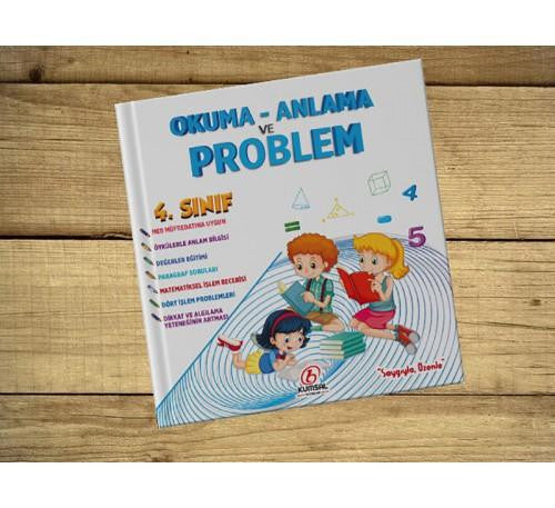 Okuma-Anlama ve Problem 4.Sınıf kitap kapağı
